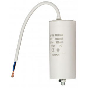 Rozběhový kondenzátor 40.0uf / 450 v + kabel