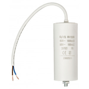 Rozběhový kondenzátor 60.0uf / 450 v + kabel