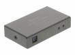 4portový digitální audio rozbočovač Toslink, zásuvka – 4x zásuvka, tmavě šedý