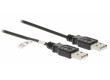 USB 2.0 Cable A Male - A Male 1.00 m Black
