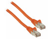 Patch kabel FTP CAT 6, 0,5 m, oranžový