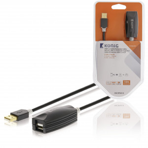 Aktivní Prodlužovací Kabel USB 2.0, 10 m