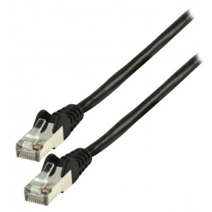 Patch kabel FTP CAT 6, 0,25 m, černý