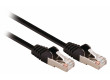 SF/UTP CAT5e síťový kabel zástrčka – zástrčka 10.0 m černý