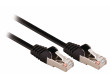 SF/UTP CAT5e síťový kabel zástrčka – zástrčka 2.00 m černý
