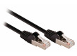 SF/UTP CAT5e síťový kabel zástrčka – zástrčka 3.00 m černý