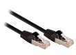 SF/UTP CAT5e síťový kabel zástrčka – zástrčka 30.0 m černý
