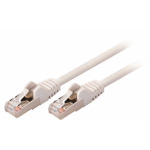 SF/UTP CAT5e síťový kabel zástrčka – zástrčka 0.25 m šedý