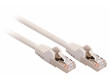 SF/UTP CAT5e síťový kabel zástrčka – zástrčka 10.0 m šedý
