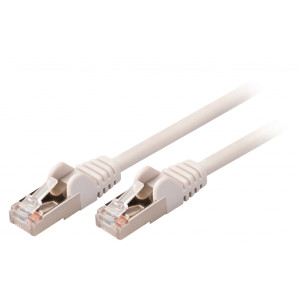 SF/UTP CAT5e síťový kabel zástrčka – zástrčka 3.00 m šedý