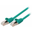 SF/UTP CAT5e síťový kabel zástrčka – zástrčka 5.00 m zelený