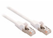 SF/UTP CAT5e síťový kabel zástrčka – zástrčka 5.00 m bílý