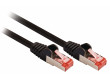 SF/FTP CAT6 síťový kabel zástrčka – zástrčka 10.0 m černý