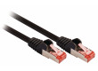 SF/FTP CAT6 síťový kabel zástrčka – zástrčka 15.0 m černý