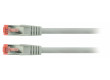 SF/FTP CAT6 síťový kabel zástrčka – zástrčka 0.15 m šedý