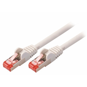 SF/FTP CAT6 síťový kabel zástrčka – zástrčka 0.25 m šedý