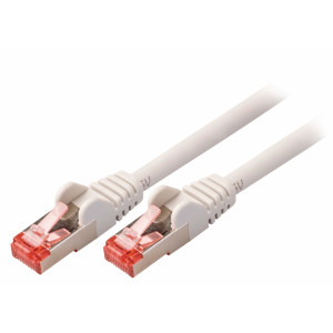 SF/FTP CAT6 síťový kabel zástrčka – zástrčka 0.50 m šedý
