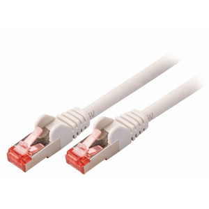 SF/FTP CAT6 síťový kabel zástrčka – zástrčka 2.00 m šedý