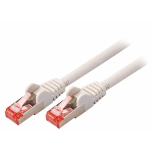 SF/FTP CAT6 síťový kabel zástrčka – zástrčka 20.0 m šedý