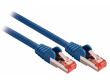 SF/FTP CAT6 síťový kabel zástrčka – zástrčka 0.50 m modrý