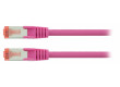 SF/FTP CAT6 síťový kabel zástrčka – zástrčka 0.15 m fialový