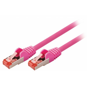 SF/FTP CAT6 síťový kabel zástrčka – zástrčka 1.50 m fialový