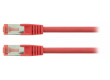 SF/FTP CAT6 síťový kabel zástrčka – zástrčka 15.0 m červený
