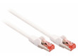 SF/FTP CAT6 síťový kabel zástrčka – zástrčka 10.0 m bílý