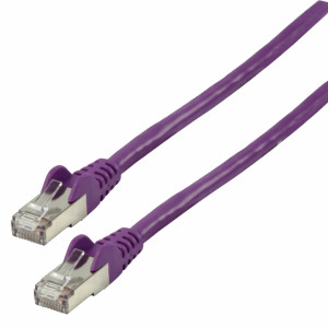 Patch kabel FTP CAT 6, 0,25 m, fialový