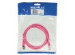 Patch kabel FTP CAT 6, 2 m, růžový