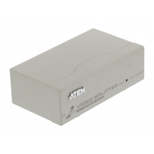 VGA Rozbočovač VGA (M) - 2x VGA (F) Stříbrná Aten VS-92