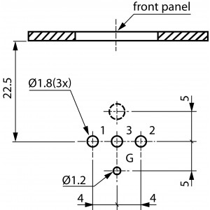 XLR Zdířková zásuvka pro montáž na panel 3 D Horizontální<multisep/>Montáž Na PCB Černá