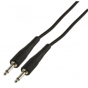 Guitar cable 6.35mm plug - 6.35mm plug 3.00 m