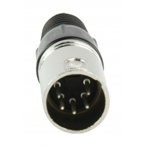 5p XLR male plug