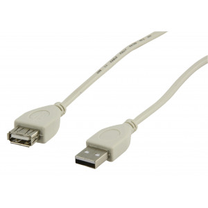 KABEL USB A zástrčka - USB A zásuvka - 3m