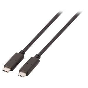 Kabel USB 3.0 USB-C Zástrčka - USB-C Zástrčka 1.00 m Černá