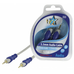 Standard kabel 3.5mm stereo (M) - 3.5mm stereo (M) 1.50 m
