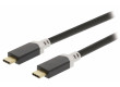 Kabel USB 3.0 USB-C Zástrčka - USB-C Zástrčka 1.00 m Antracit GEN 2 (10 Gbps)