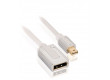 Kabel Mini DisplayPort Mini DisplayPort Zástrčka - IEC-320-C17 0.20 m Bílá
