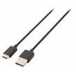 Kabel USB 2.0 USB-C Zástrčka - A Zástrčka 3 m Černá