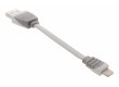 Synchronizační a Nabíjecí Kabel Apple Lightning - A Zástrčka 0.10 m Bílá