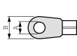 Kabelové očko 6.4 mm 2.5...4 mm²