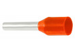 Dutinka pro zakončení vodiče Oranžová 0.5 mm²/8 mm
