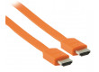 Kabel hdmi <lt/>-<gt/> hdmi high speed+eth., oranžový - 2m