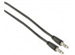 Kabel jack 3.5/m - jack 3.5/m, černý - 1 m