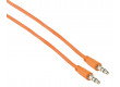 3.5 mm stereo audio kabel 1.00 m, oranžový