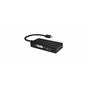 Adaptér DisplayPort mini DisplayPort - HDMI / Dvi-D / VGA Černá