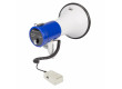 Megafon Odnímatelný Mikrofon Bílá/Modrá