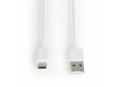 Kabel USB 2.0 USB-C Zástrčka - A Zástrčka 1 m Bílá
