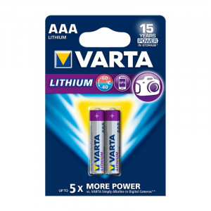 Lithiová Baterie AAA 2-Blistr